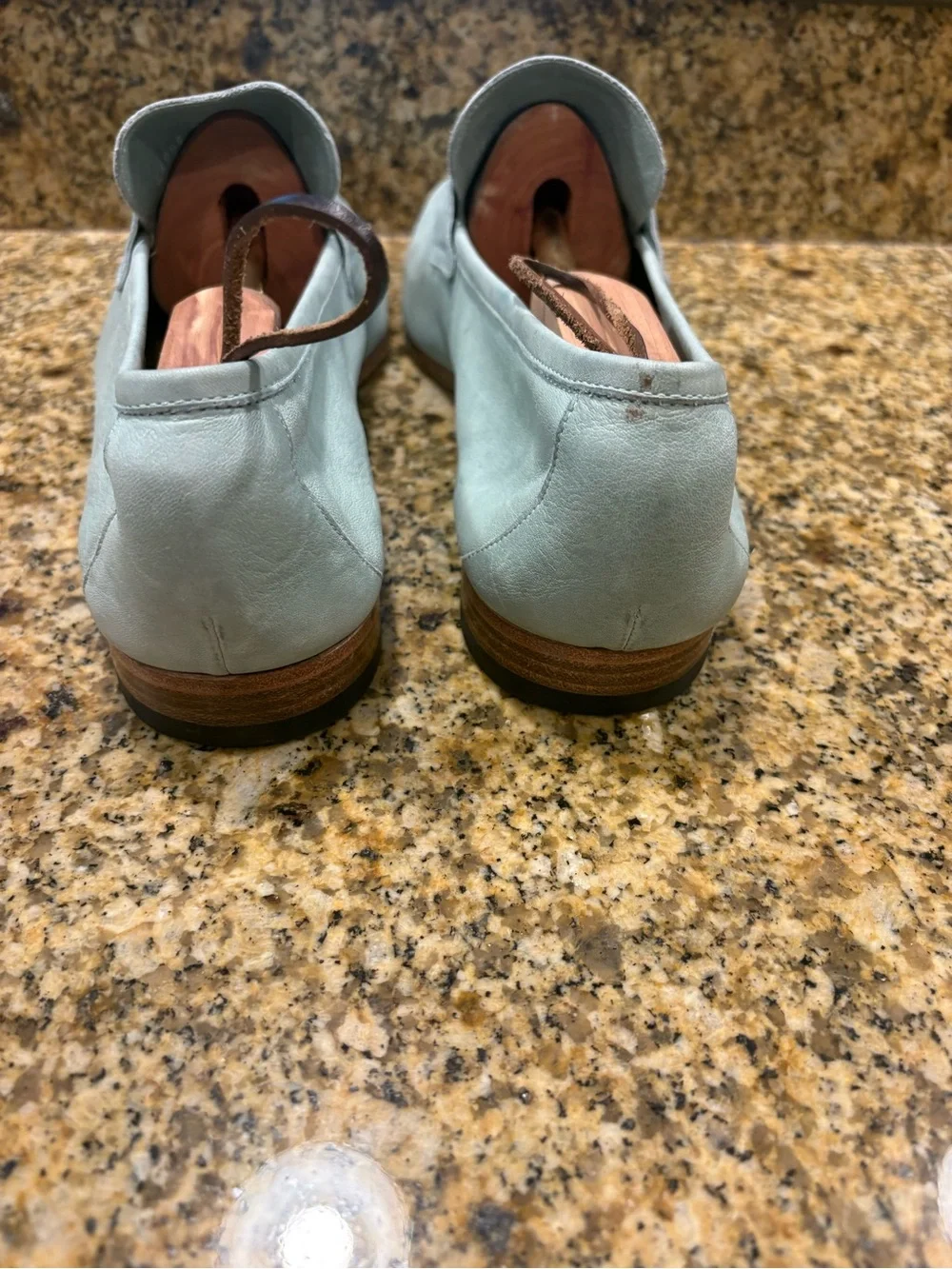 Paul Smith Calfskin Nubuk Leather Men’s Penny Loafers Size 11 Mint Green
